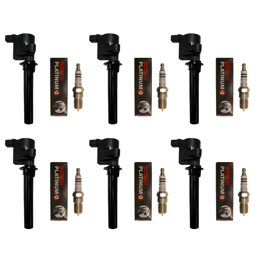 3 Ignition Coils For 2005-08 Ford Mercury Bosch 4304 Spark Plugs + Set of 3 3 Ignition Coils For 2005-08 Ford Mercury Bosch 4304 Spark Plugs + Set of 3